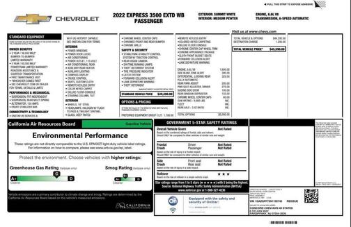 2022 Chevrolet Express 3500 LT