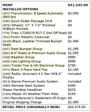 2019 Jeep Wrangler Unlimited Rubicon
