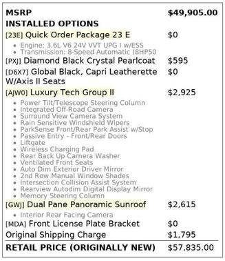 Diamond Black 2024 Jeep Grand Cherokee L Limited