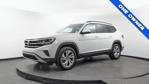 Pure White 2023 Volkswagen Atlas 3.6L SE w/Technology