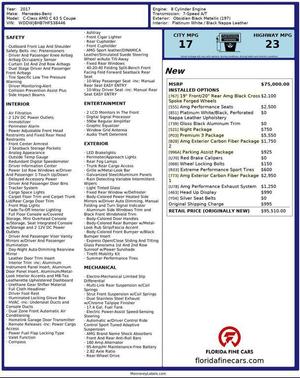 2017 Mercedes-Benz AMG C 63 S