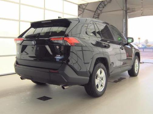Black 2021 Toyota RAV4 Hybrid LE