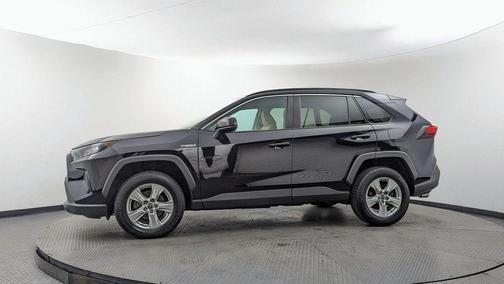 Black 2021 Toyota RAV4 Hybrid LE