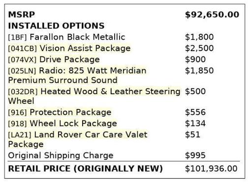 2017 Land Rover Range Rover 3.0L Supercharged HSE