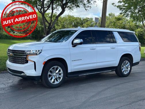 Summit White 2023 Chevrolet Suburban Premier