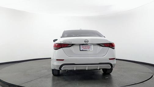 Cloud White 2025 Nissan Sentra SV