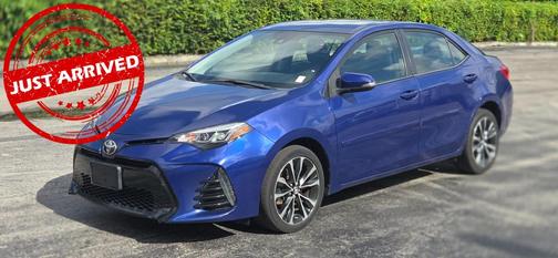 Blue 2018 Toyota Corolla XSE