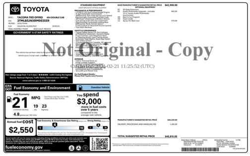 2024 Toyota Tacoma TRD Off Road