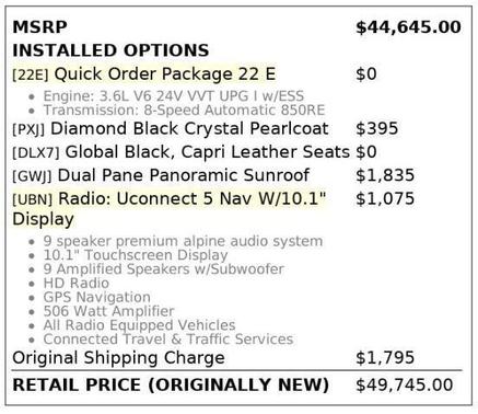 Diamond Black 2022 Jeep Grand Cherokee Limited