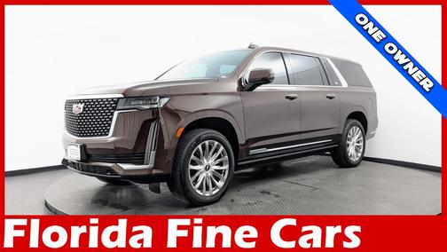 Mahogany Metallic 2023 Cadillac Escalade ESV Premium Luxury