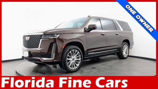 Mahogany Metallic 2023 Cadillac Escalade ESV Premium Luxury