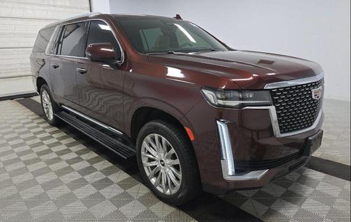 Mahogany Metallic 2023 Cadillac Escalade ESV Premium Luxury