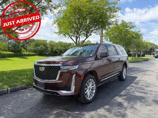 Mahogany Metallic 2023 Cadillac Escalade ESV Premium Luxury