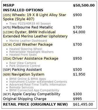 Melbourne Red Metallic 2017 BMW 440 i xDrive