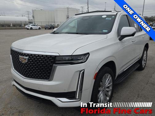 Crystal White Tri-Coat 2021 Cadillac Escalade Luxury