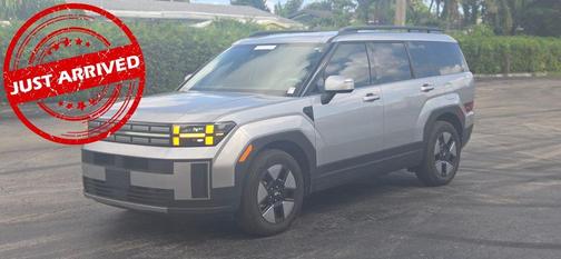 Shimmering Silver 2026 Hyundai SANTA FE HEV SEL