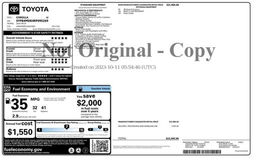 2024 Toyota Corolla LE