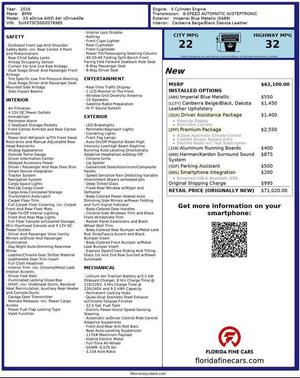 Imperial Blue Metallic 2016 BMW X5 eDrive xDrive40e