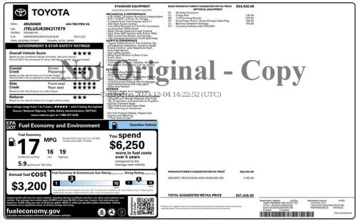 2024 Toyota 4Runner TRD Pro