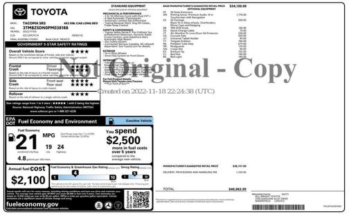 2023 Toyota Tacoma SR5