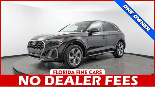 Mythos Black Metallic 2023 Audi Q5 45 S line Premium Plus