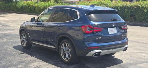 Phytonic Blue Metallic 2022 BMW X3 sDrive30i