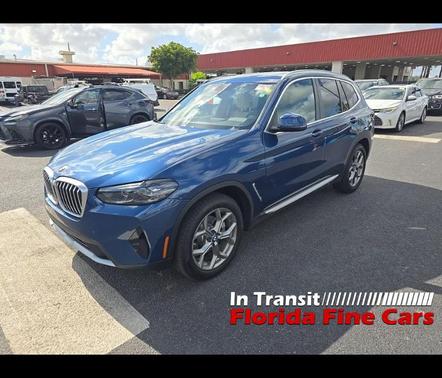 Phytonic Blue Metallic 2022 BMW X3 sDrive30i