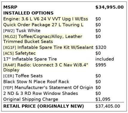 2017 Chrysler Pacifica Touring-L