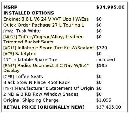 2017 Chrysler Pacifica Touring-L