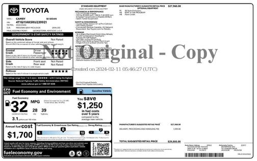 2024 Toyota Camry SE