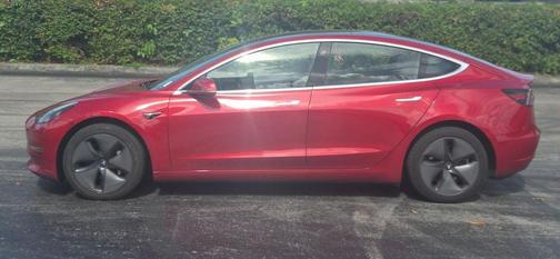 Red Multi 2020 Tesla Model 3 Long Range