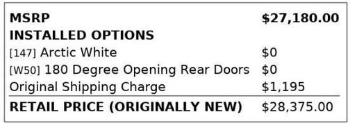 2020 Mercedes-Benz Metris Base