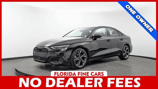 Mythos Black Metallic 2023 Audi A3 Premium