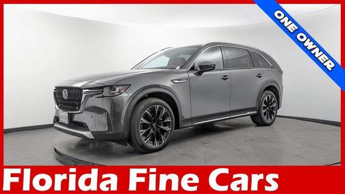 Machine Gray Metallic 2024 Mazda CX-90 PHEV Premium