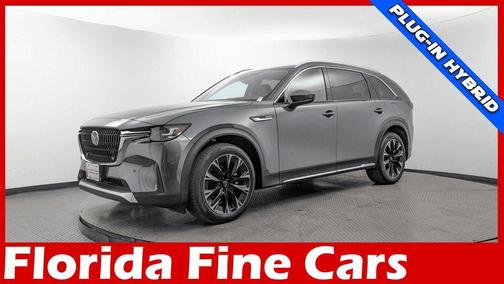Machine Gray Metallic 2024 Mazda CX-90 PHEV Premium