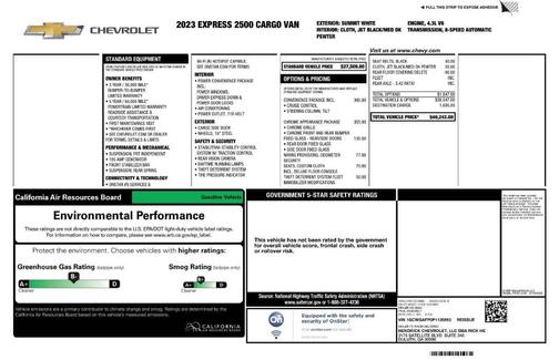 2023 Chevrolet Express 2500 Work Van