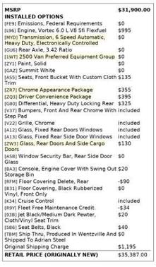 2019 GMC Savana 2500 Work Van