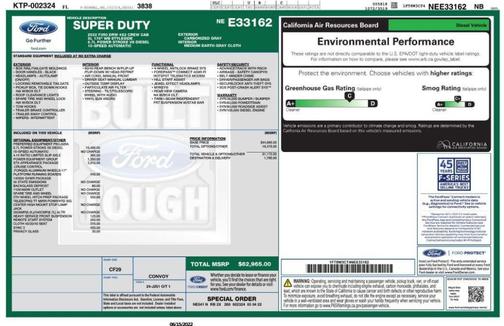 Carbonized Gray Metallic 2022 Ford F-350 XL