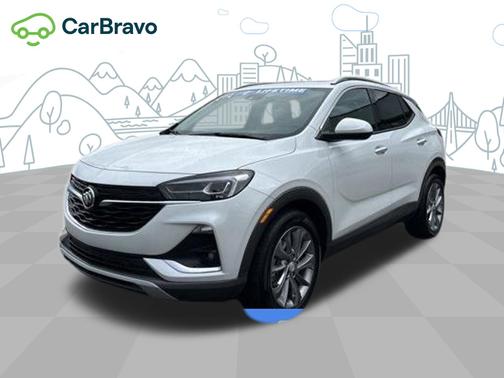 White Frost Tricoat 2023 Buick Encore GX Essence