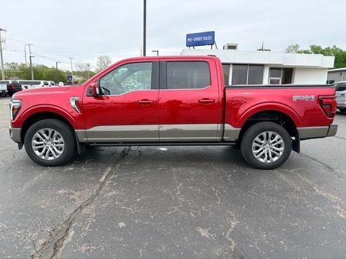 Rapid Red Metallic Tinted Clearcoat 2025 Ford F-150 King Ranch