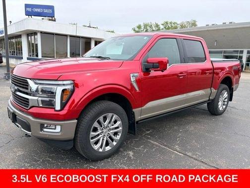 Rapid Red Metallic Tinted Clearcoat 2025 Ford F-150 King Ranch