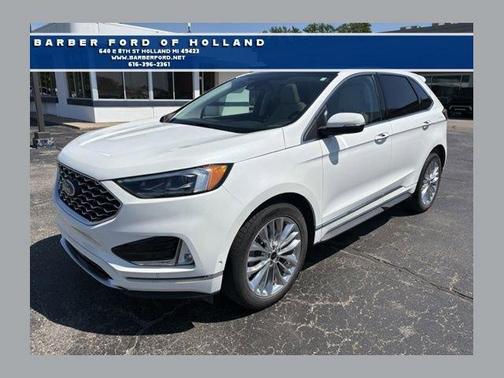 Star White 2023 Ford Edge Titanium