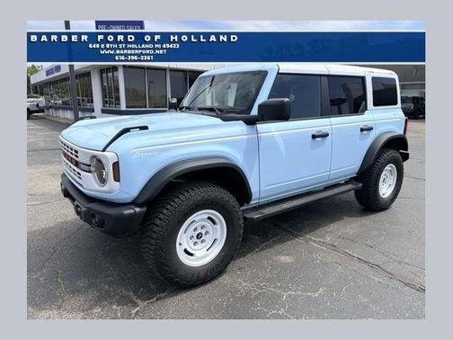 Blue 2024 Ford Bronco Heritage Edition