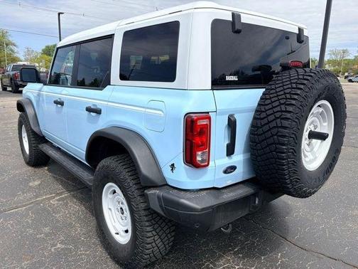 Blue 2024 Ford Bronco Heritage Edition