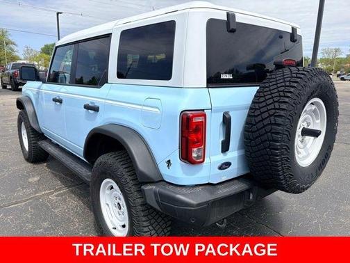 Blue 2024 Ford Bronco Heritage Edition