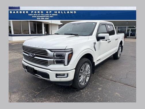 Star White 2025 Ford F-150 Platinum