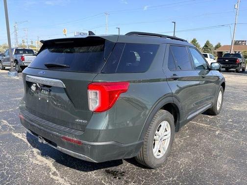 Forged Green Metallic 2024 Ford Explorer XLT