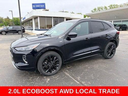 Black Metallic 2023 Ford Escape ST-Line Elite