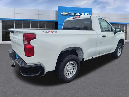 Summit White 2026 Chevrolet Silverado 1500 WT