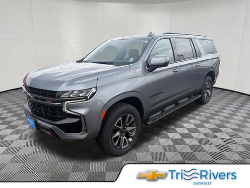 Satin Steel Metallic 2022 Chevrolet Suburban 4WD Z71